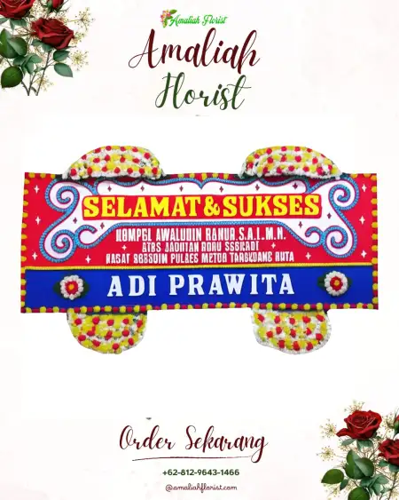 Papan Bunga Ucapan Selamat Begawat